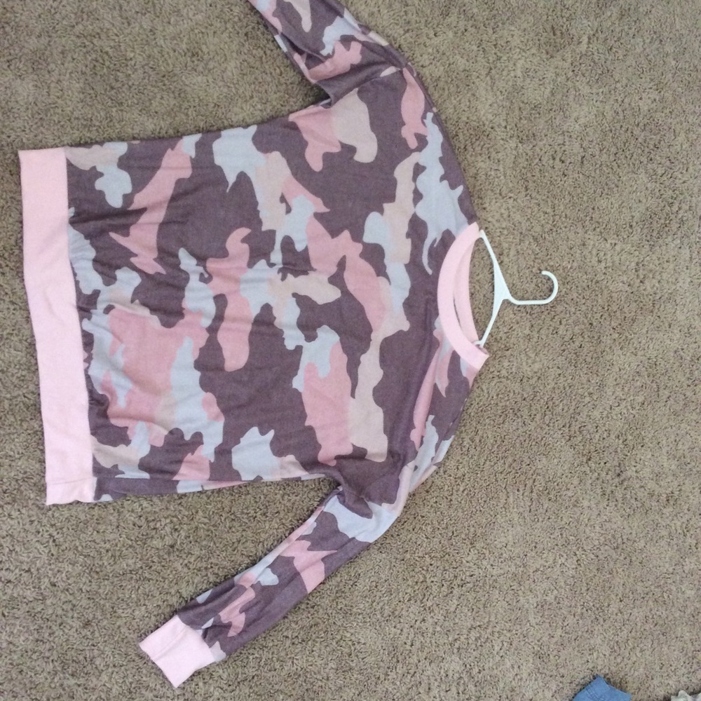 Pink army long sleeve